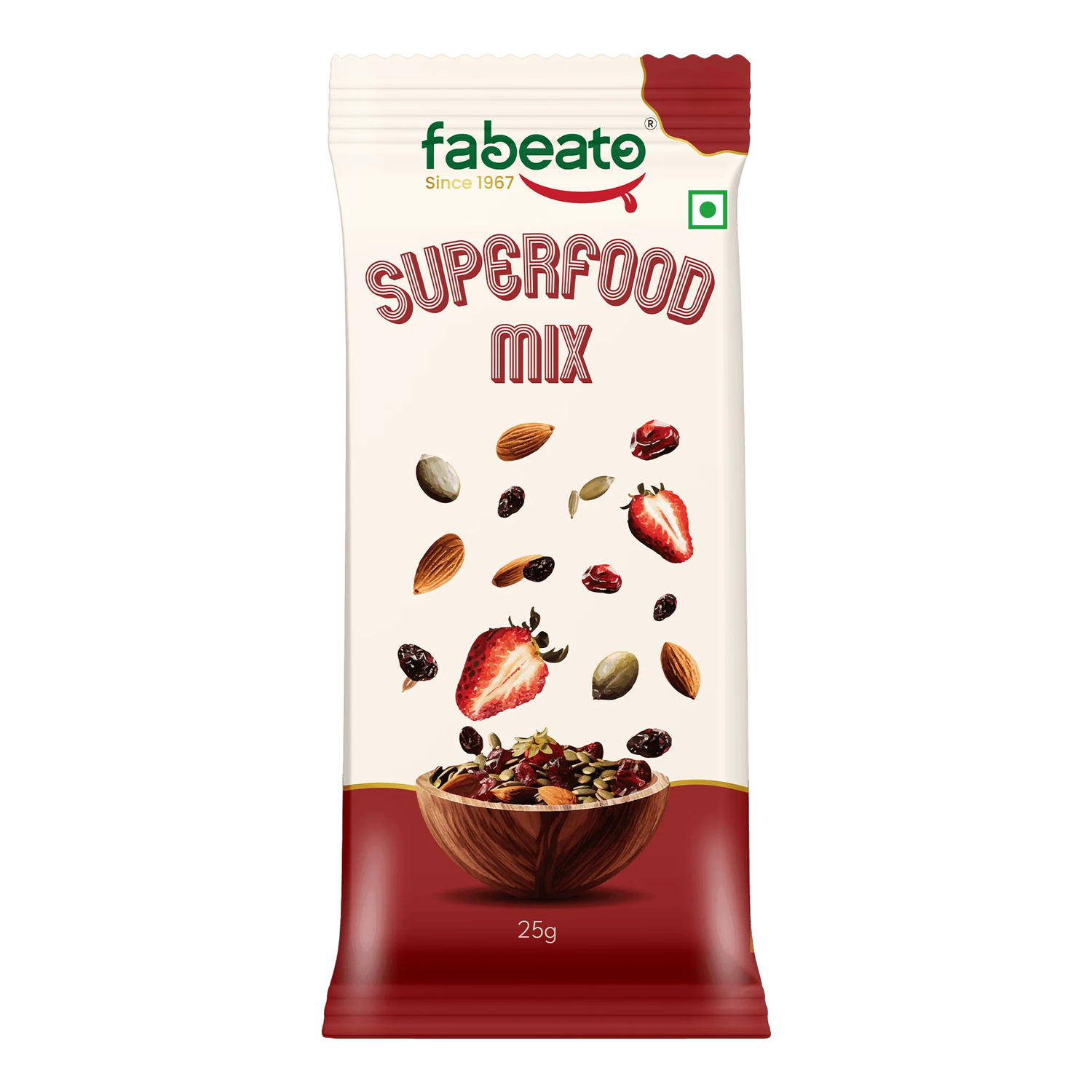 Munch on the Go Snack Premium Superfood Mix (Pack of 6x25g each)