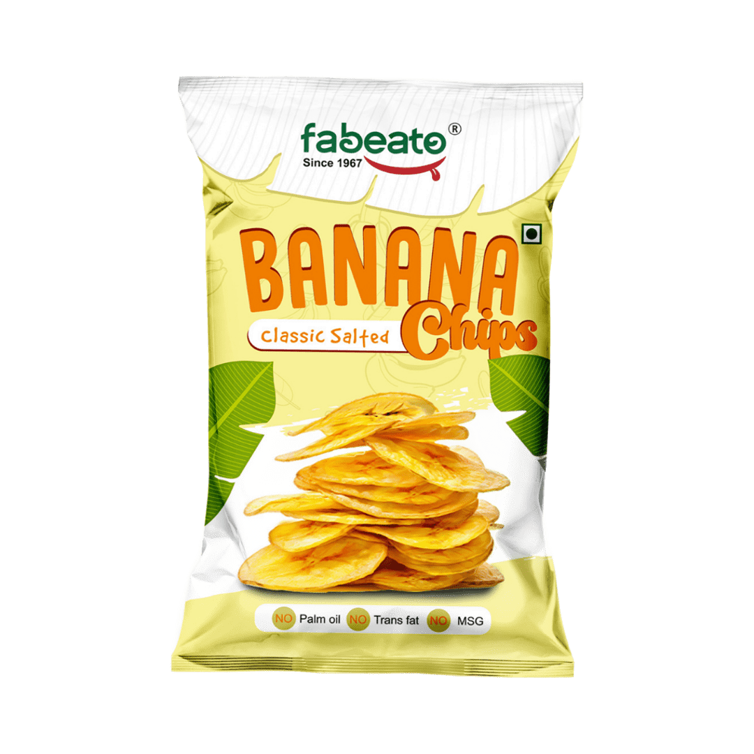 Classic Salted Flavor Banana Chips (60g) - Fabeato