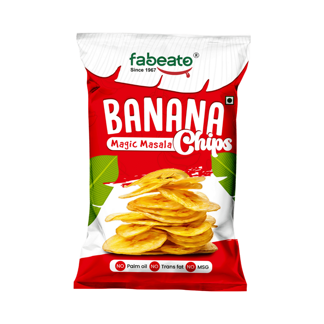 Magic Masala Flavor Banana Chips (60g) - Fabeato