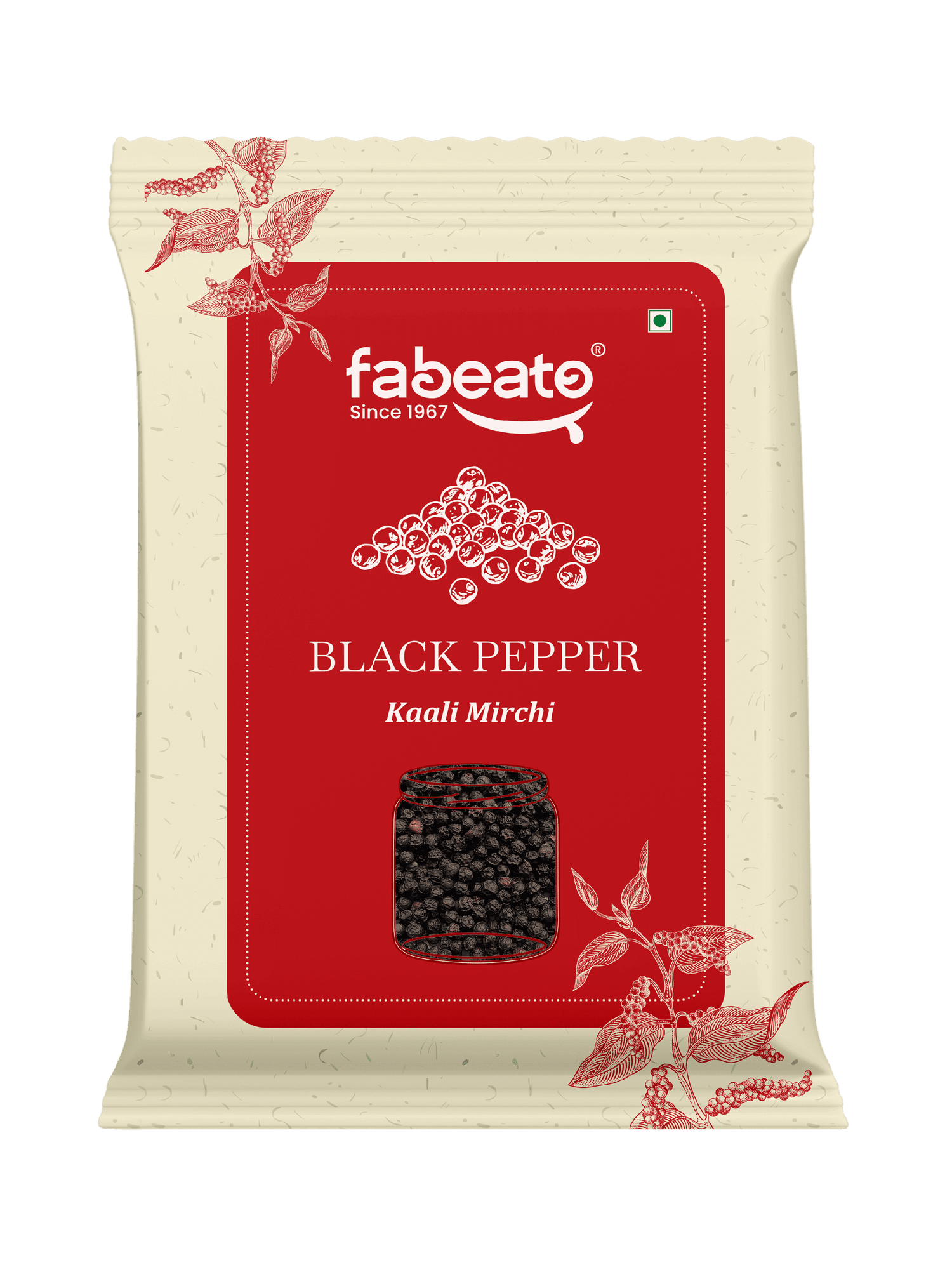 Black Pepper Whole (Kali Mirch) | 100g - Fabeato