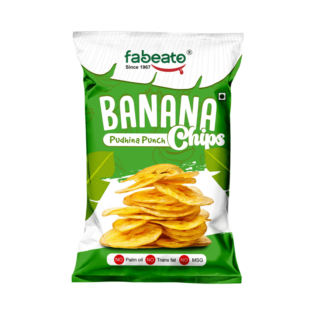 Pudhina Punch Flavor Banana Chips (60g) - Fabeato