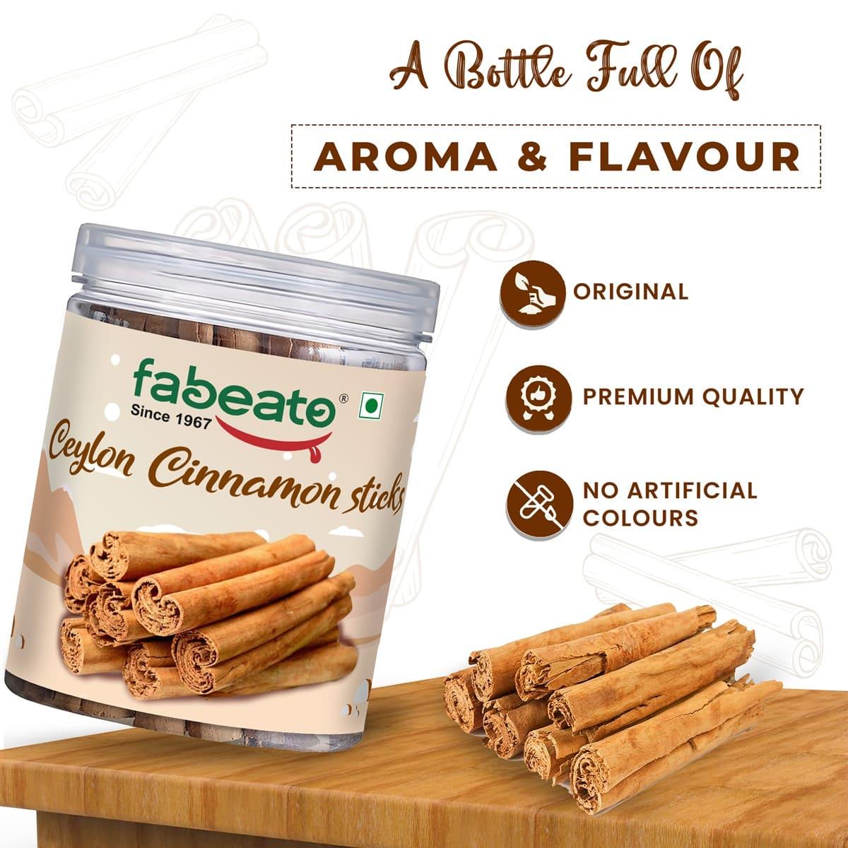 Ceylon Cinnamon Stick 100gm - Fabeato