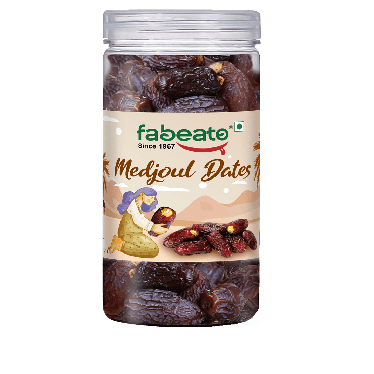 Fabeato Jumbo Medjoul (Medjool) Dates 500g - Fabeato