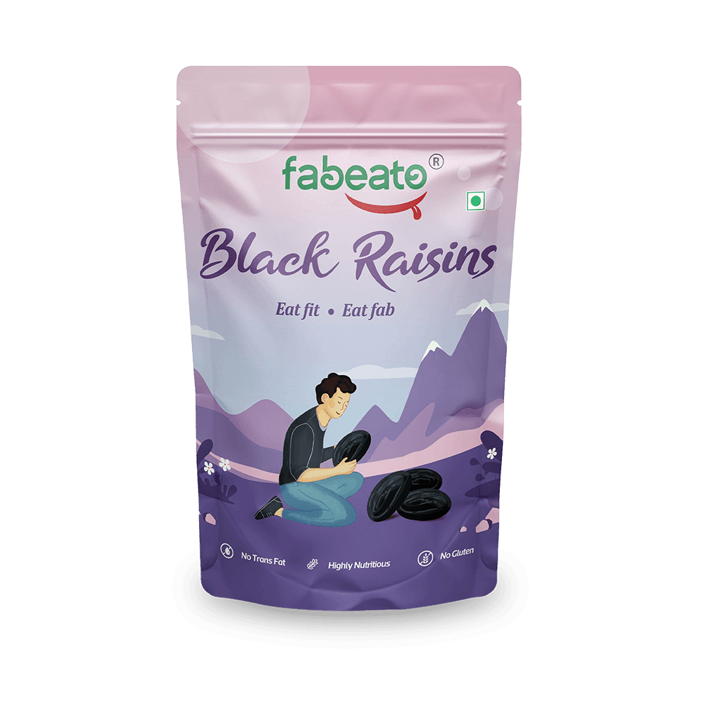 Premium Afghani Seedless Black Raisins - Fabeato