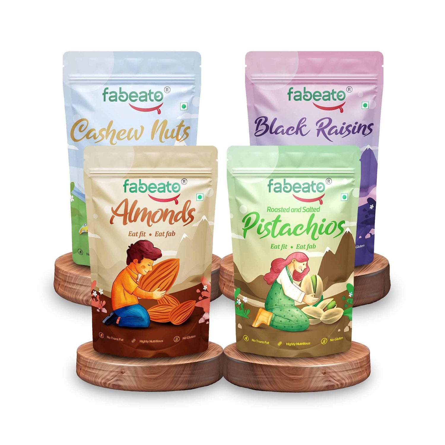 Fabeato Premium Dry Fruits and Nuts Combo