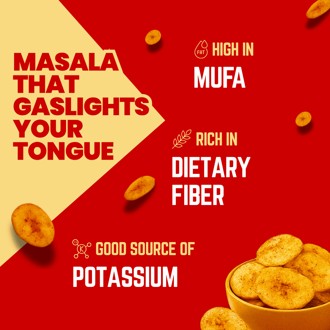 Magic Masala Flavor Banana Chips (60g)