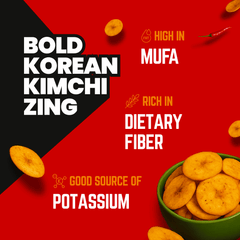 Korean Kimchi Flavor Banana Chips (60g) - Fabeato