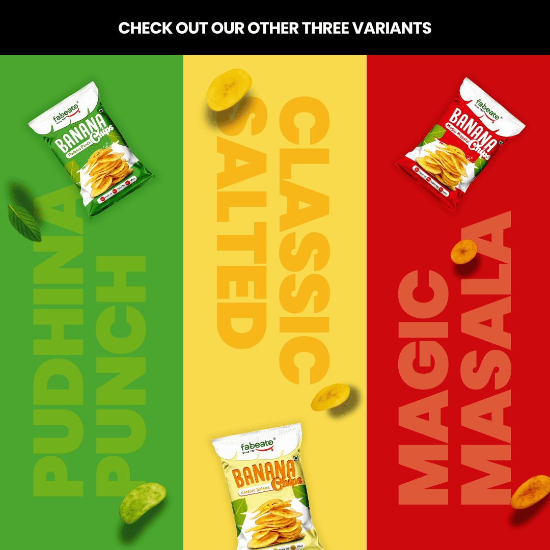 Korean Kimchi Flavor Banana Chips (60g) - Fabeato