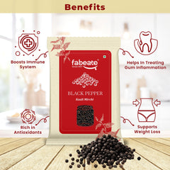 Black Pepper Whole (Kali Mirch) | 100g - Fabeato