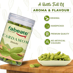 Whole Green Cardamom 8mm Bold (50g) - Fabeato