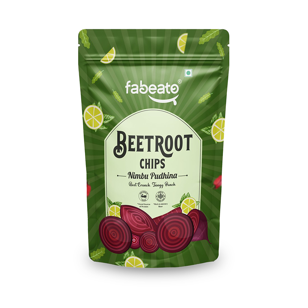 Fabeato Nimbu Pudhina Beetroot Chips