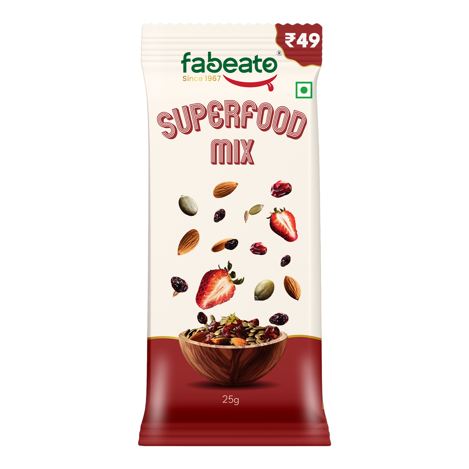 Munch on the Go Snack Premium Superfood Mix (Pack of 6x25g each)